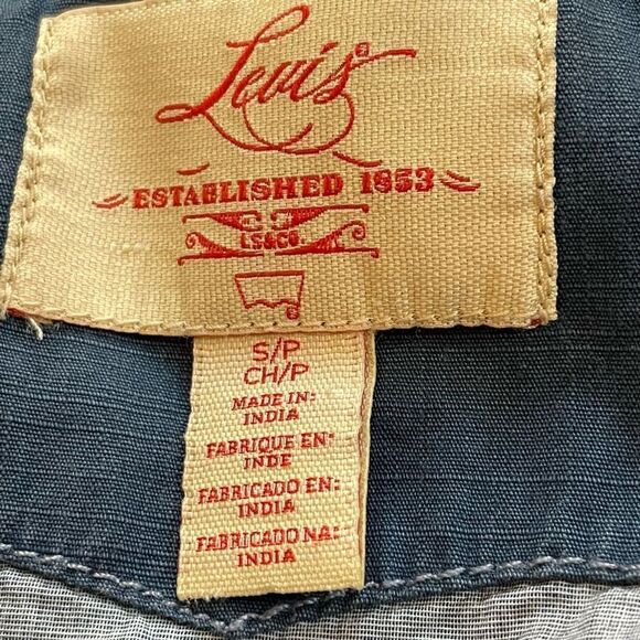 LEVIS Canvas denim jacket w/removable hood - Picture 8 of 15